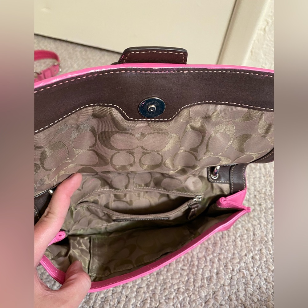 Coach Y2K Pink & Brown Soho Purse - Picture 6 of 6
